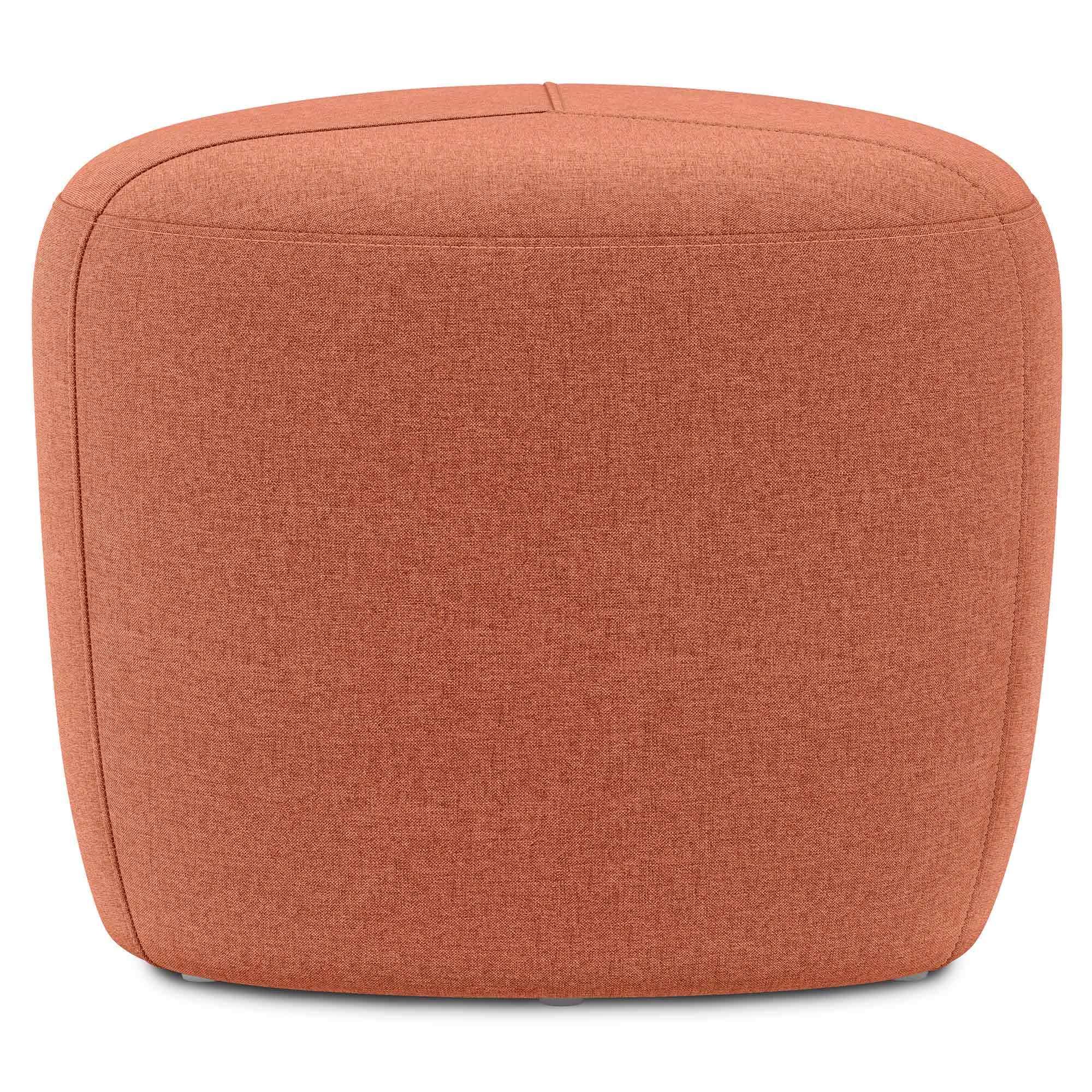 Moore Small Ottoman in Linen