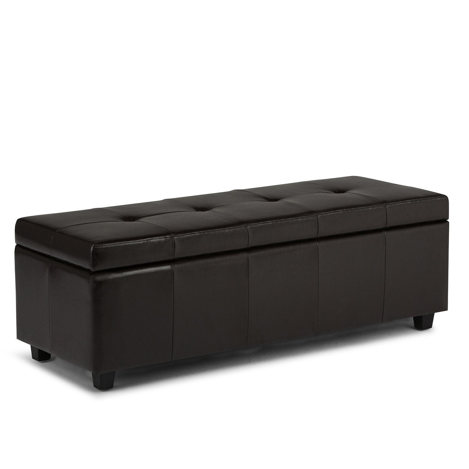 Castleford Storage Ottoman in Vegan Leather