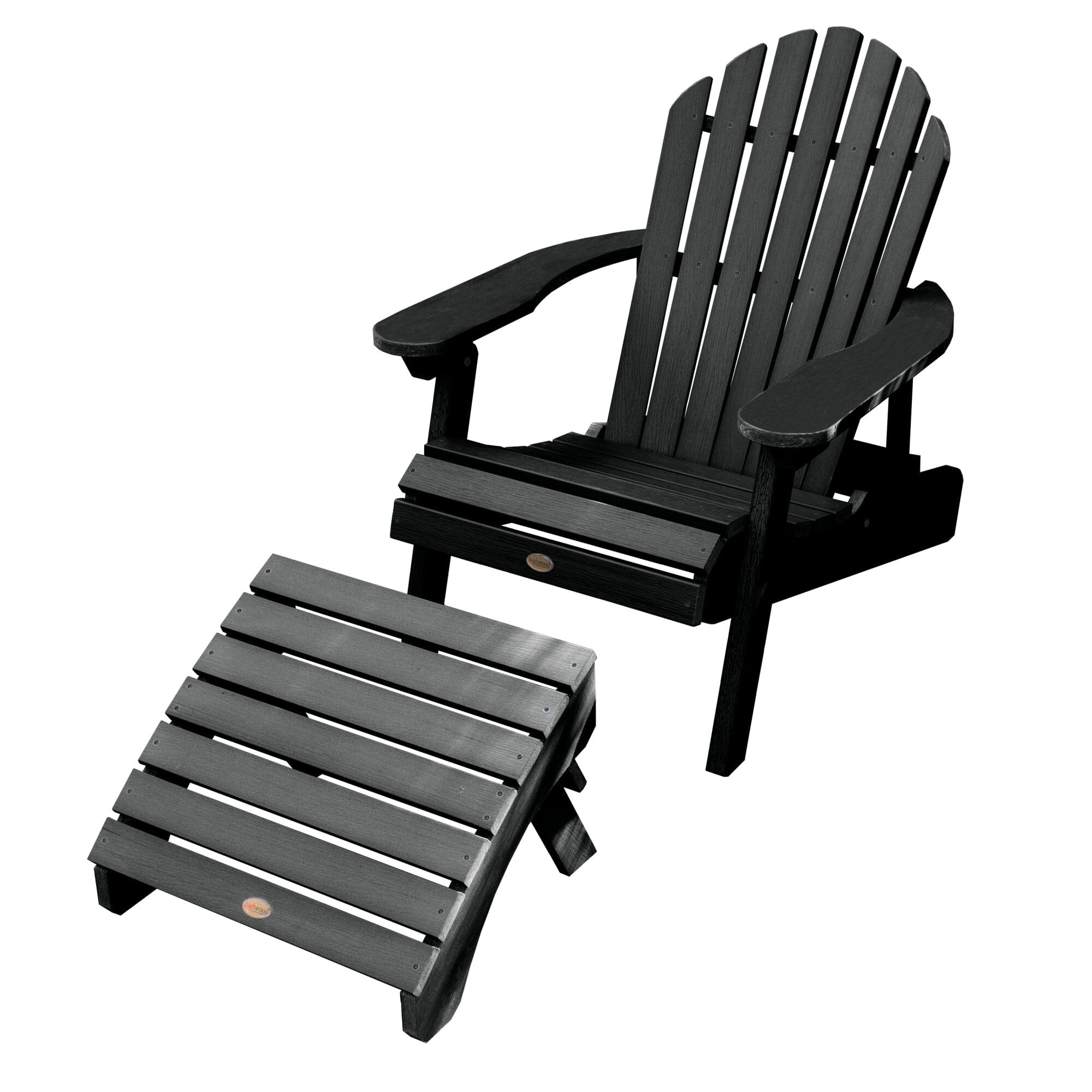 Hamilton Reclining Adirondack Chair with Folding Ottoman