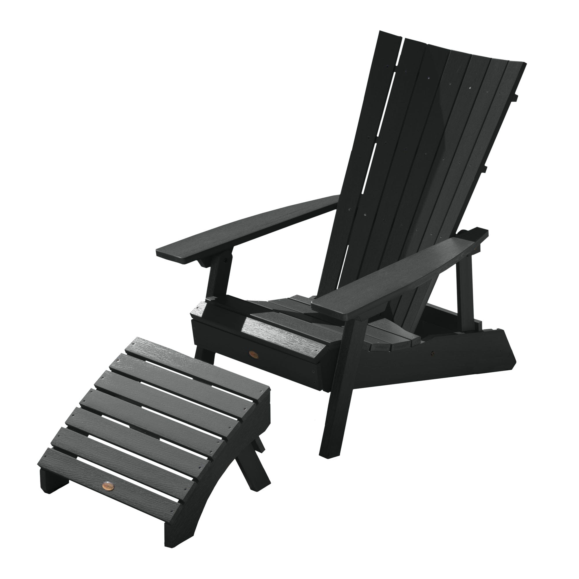 Manhattan Beach Adirondack Chair with Folding Adirondack Ottoman