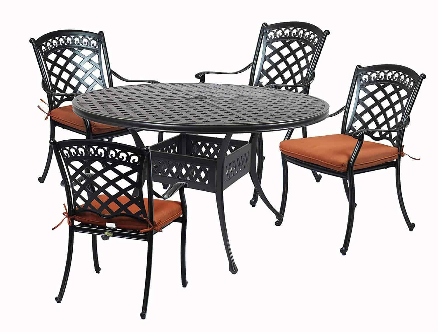 Comfort Care St. Tropez Aluminum Round Patio Dining Set - 7 Piece