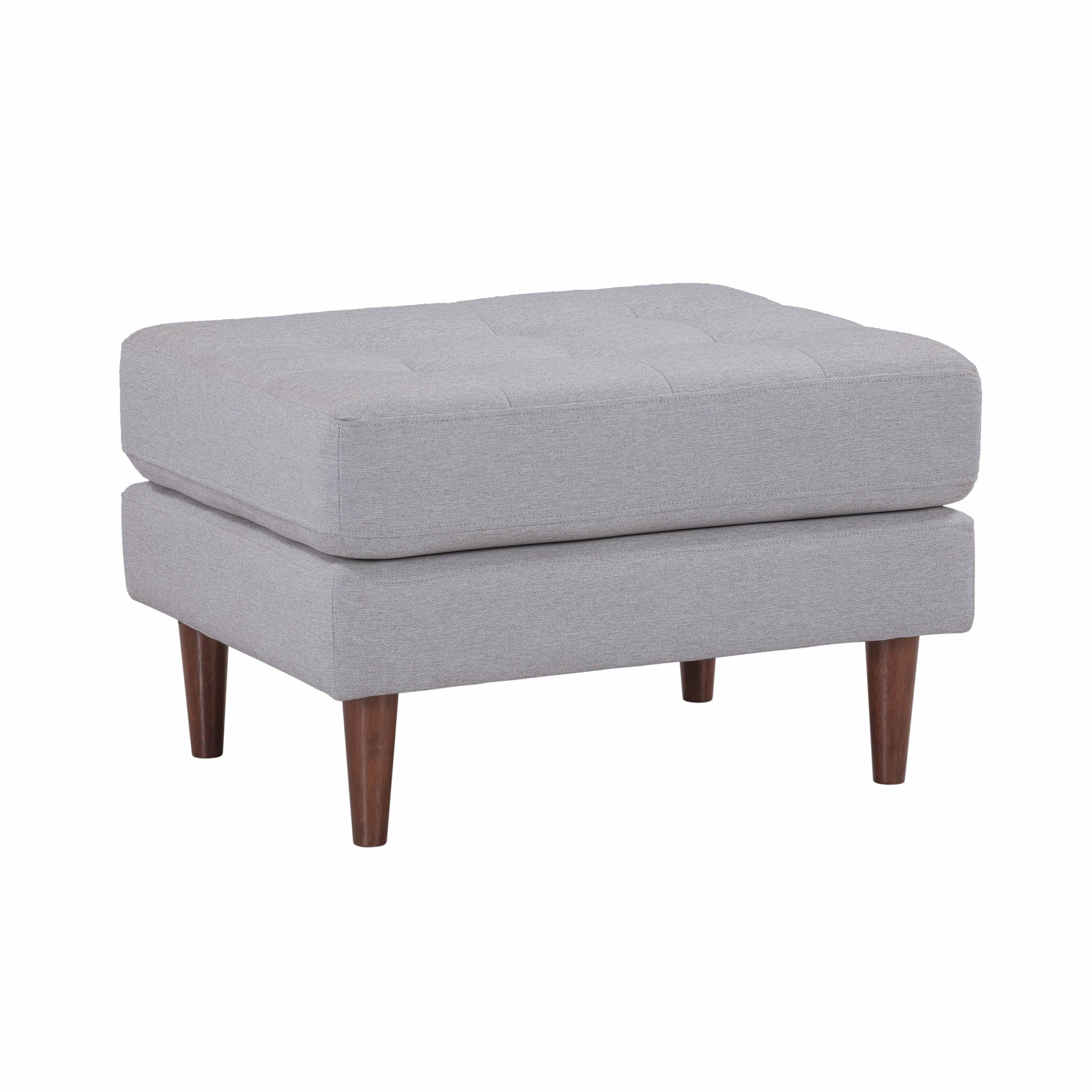 Cave Tweed Ottoman