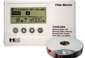 HM Digital (FM-2) Filter Monitor w- Flow Sensor and Volumizer