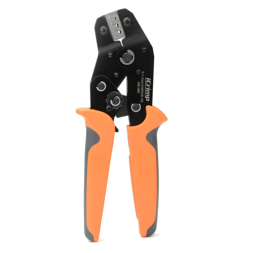 SN-28B Dupont Crimping Tool for 3.96mm, 2.54mm, 2.5mm Pitch Dupont, JST XH VH Connectors, AWG28-18