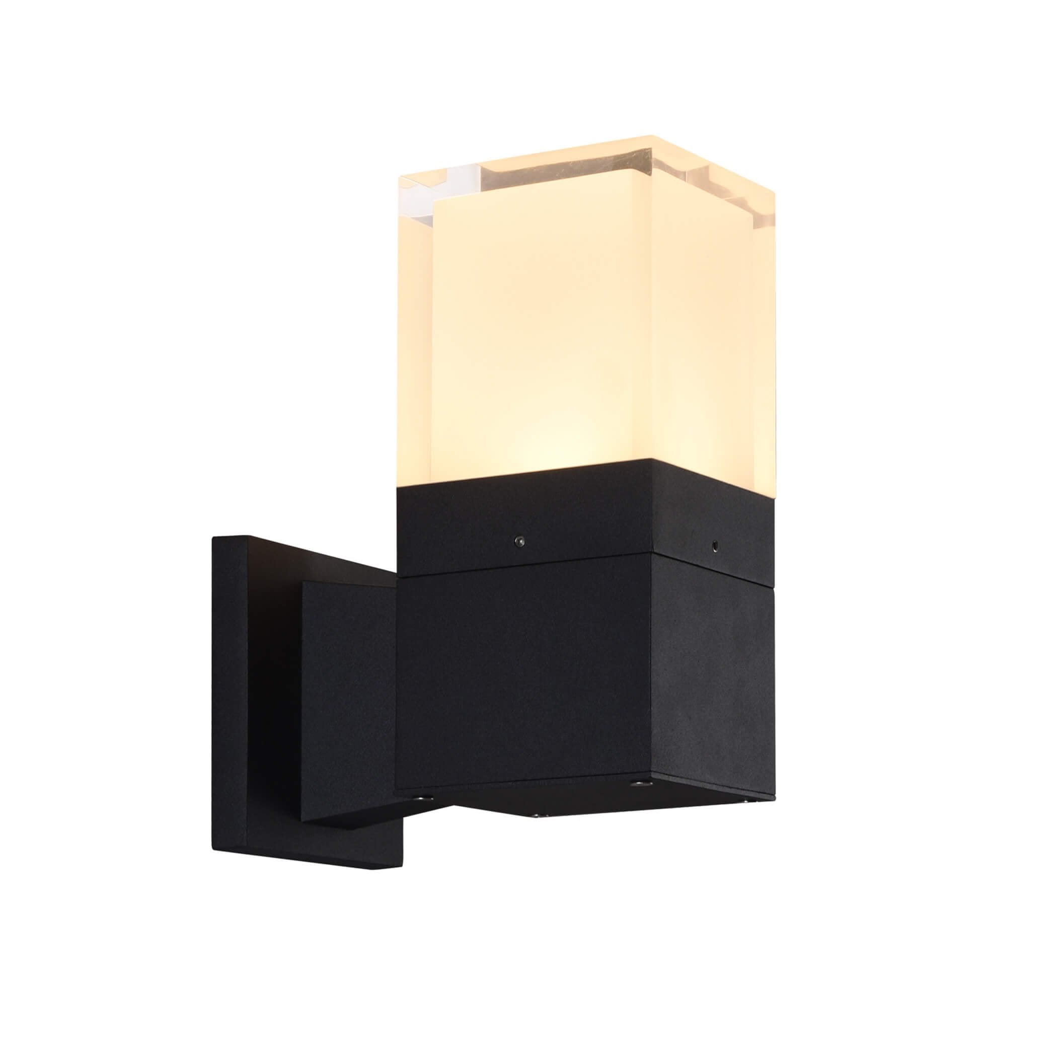 VONN 9"" Modern VOW1768BL 5-Watt ETL Certified Integrated LED Outdoor Wall Sconce in Matte Black