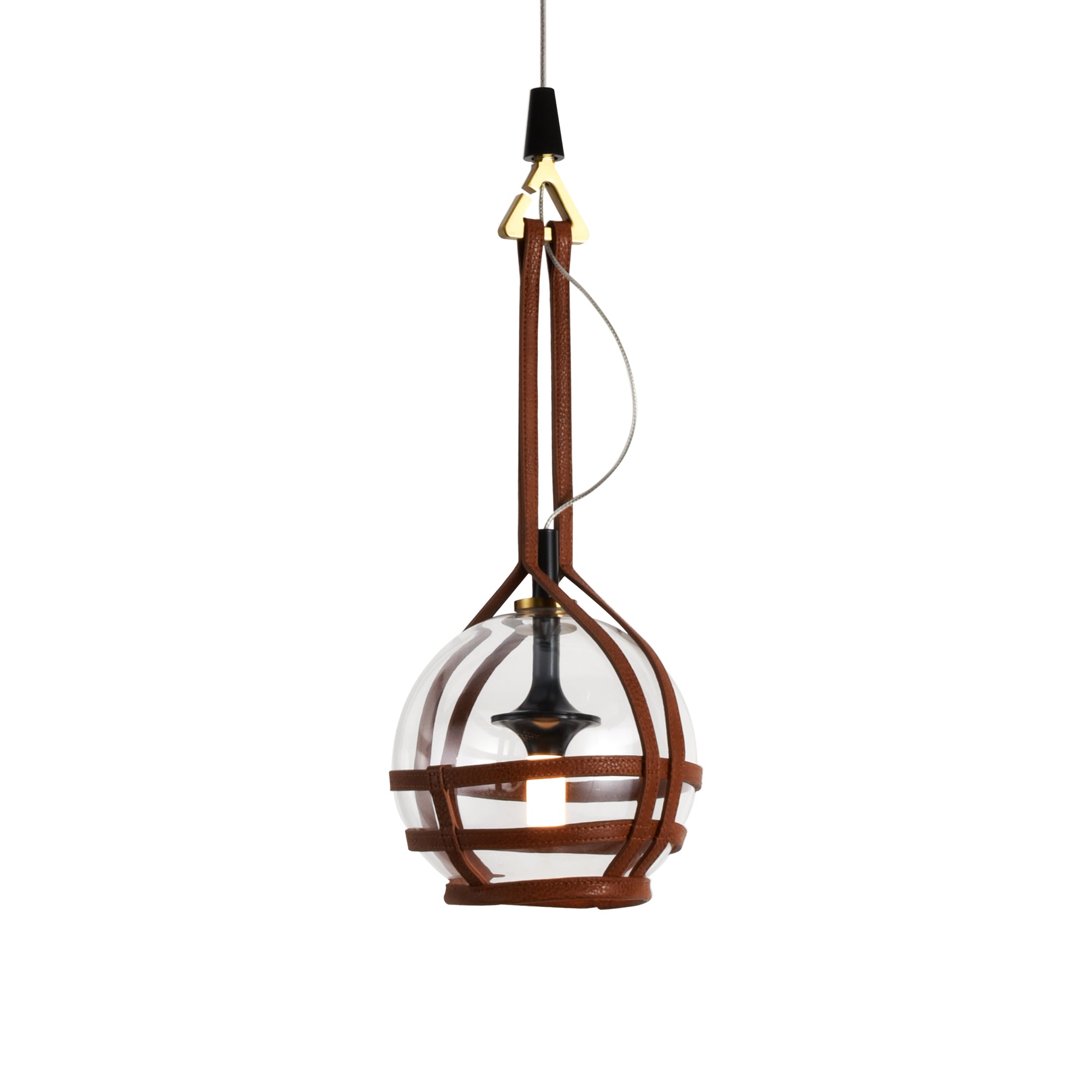 VONN Artisan Bari VAP2171AB 7"" Integrated LED ETL Certified Height Adjustable Pendant with Glass Shade