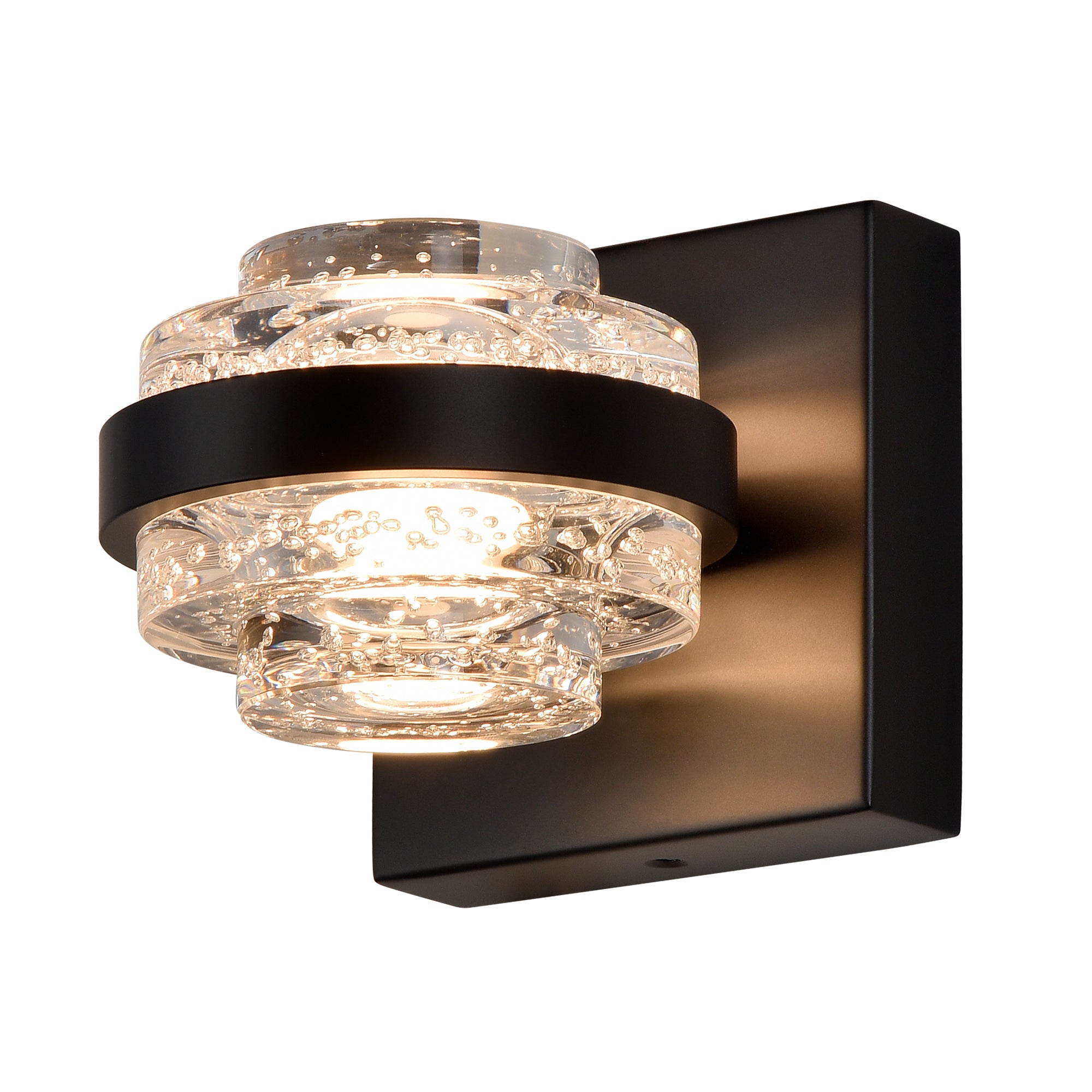 VONN Artisan Milano VAW1331BL 6"" 1-Light Integrated LED ETL Certified Wall Sconce Lighting, Black