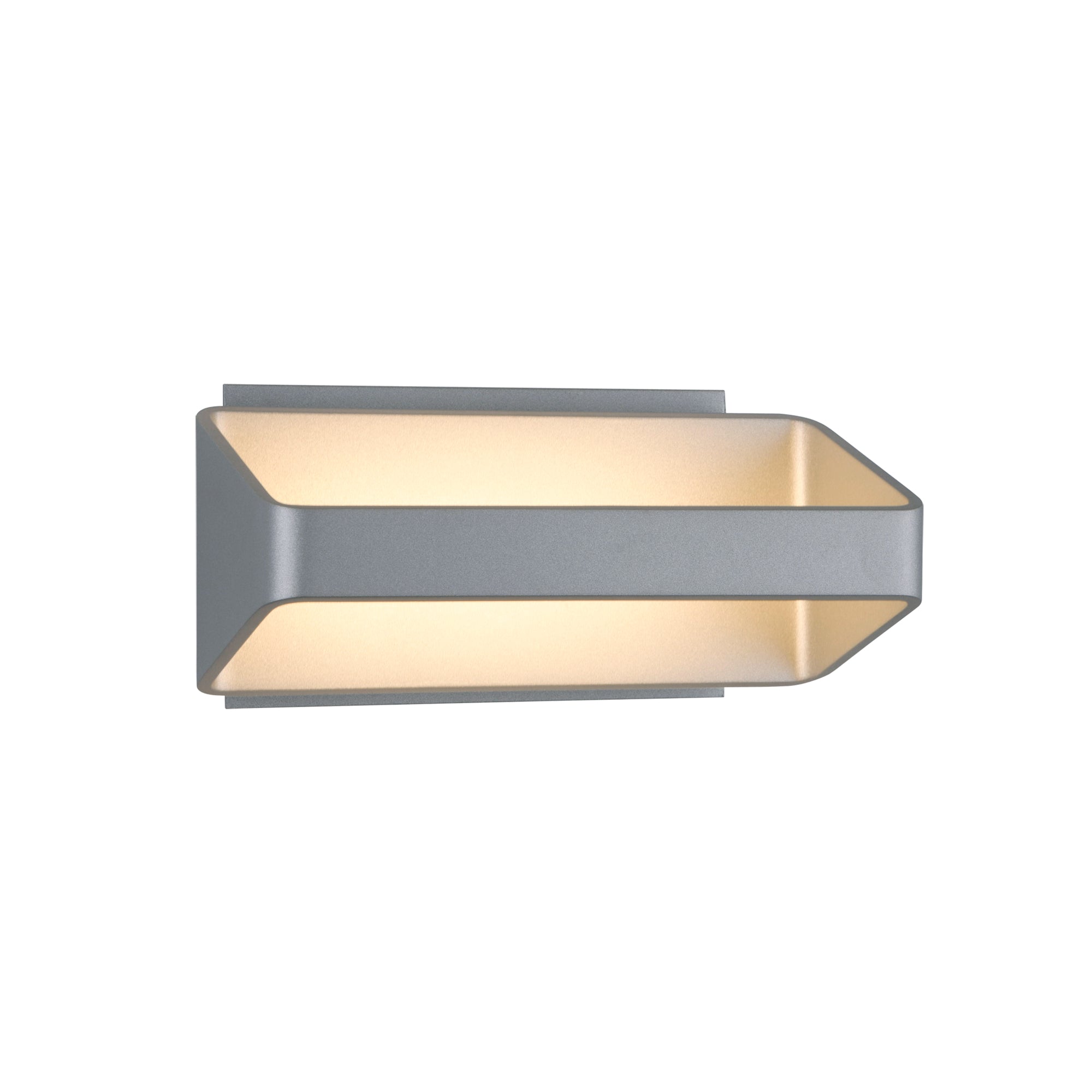 VONN Atlas VMW15810AL 10"" Up-Down ETL Certified Integrated LED Wall Sconce Light in Silver