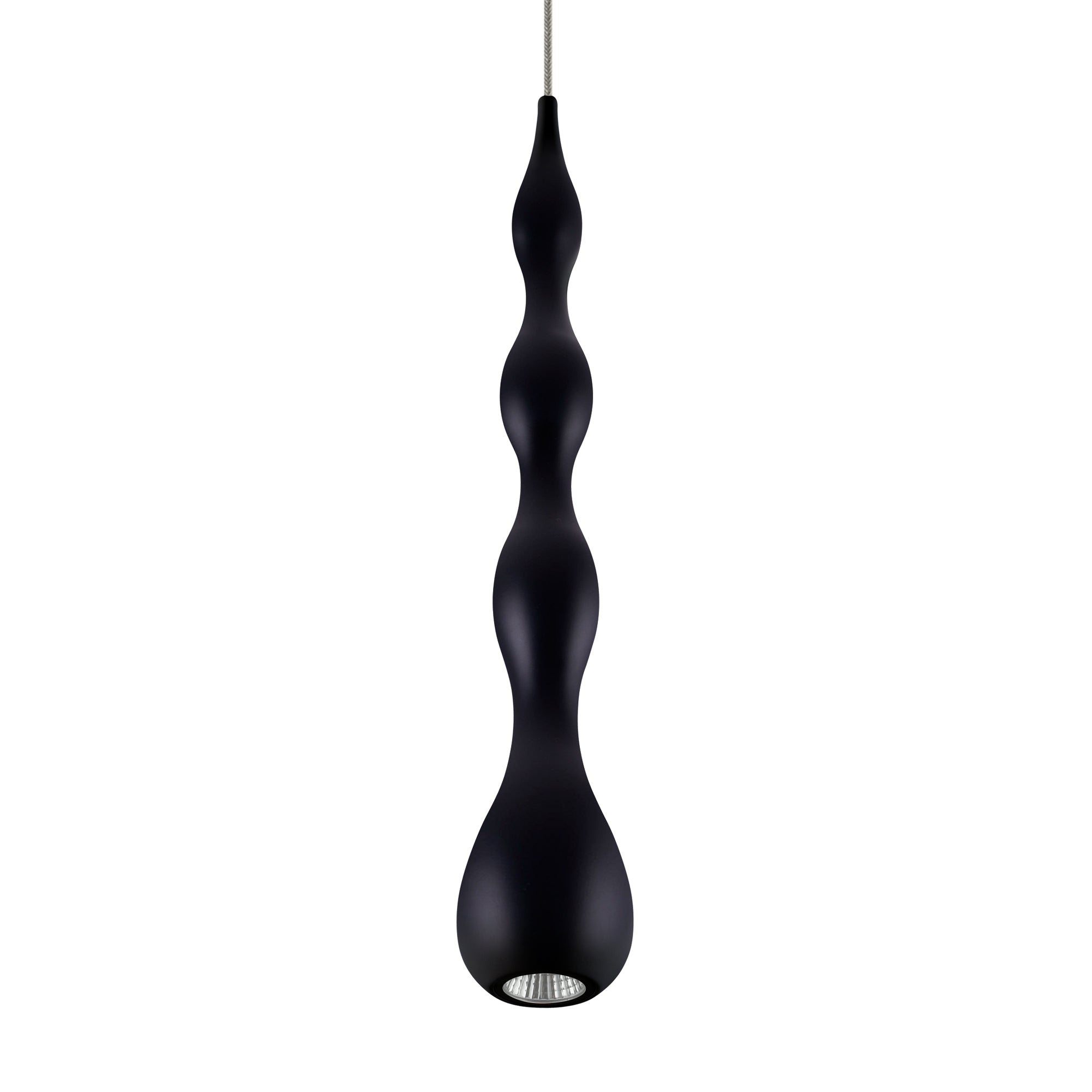 VONN Polaris VMP24510BL 5"" ETL Certified Integrated LED Height Adjustable Pendant Light in Black