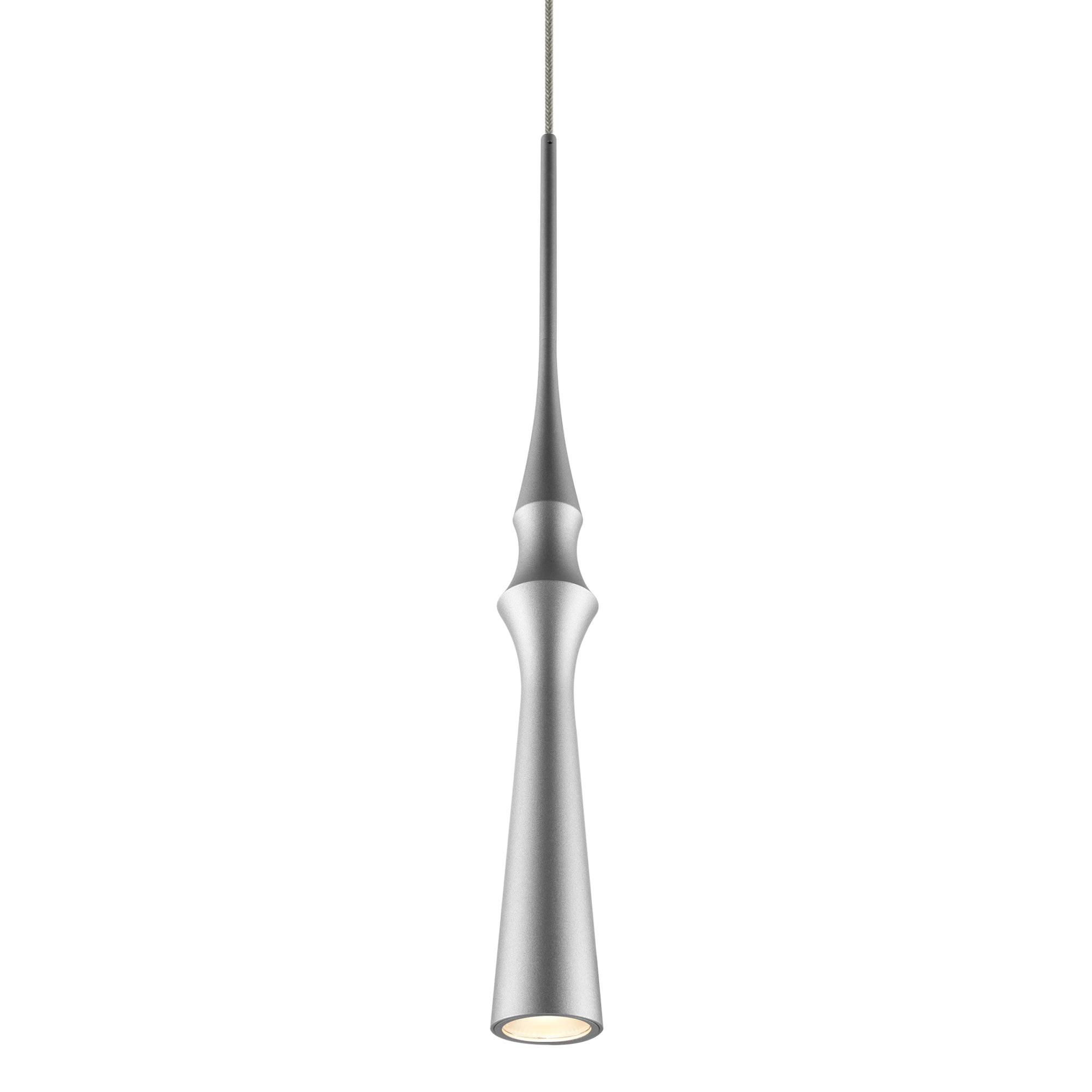 VONN Polaris VMP26710AL 5"" ETL Certified Integrated LED Height Adjustable Pendant Light in Silver