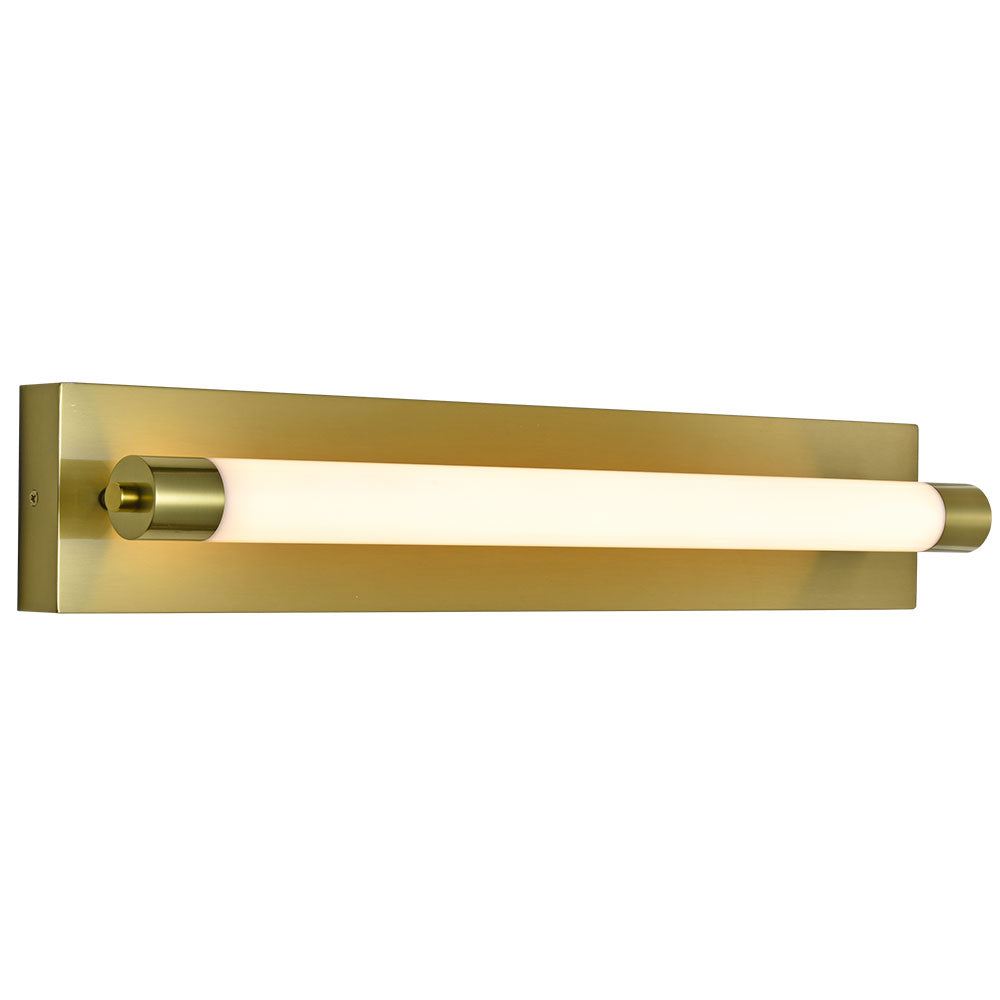 VONN Procyon VMW11800AB 24"" Integrated LED ADA Compliant ETL Certified Bathroom Wall Lighting Fixture, Antique Brass